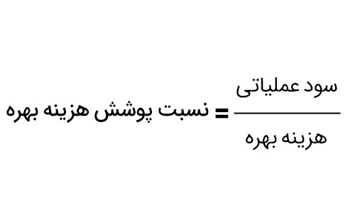 فرمول نسبت پوشش هزینه بهره